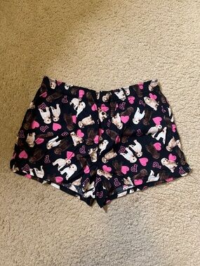PINK Victoria's Secret Puppy Print Sleep Shorts